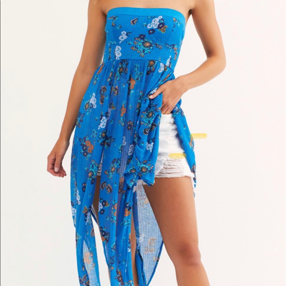 Free People Kitty Tube Top Coachella Vibes